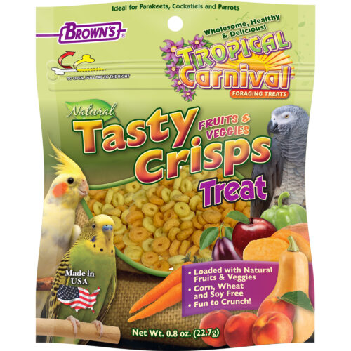 Tropical Carnival® Natural Tasty Crisps for Pet Birds
