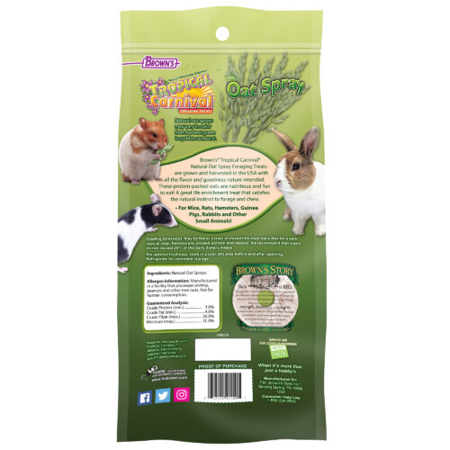 Tropical Carnival® Natural Oat Spray For Small Animals
