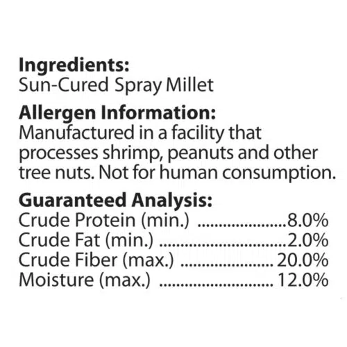 Tropical Carnival® Natural Spray Millet