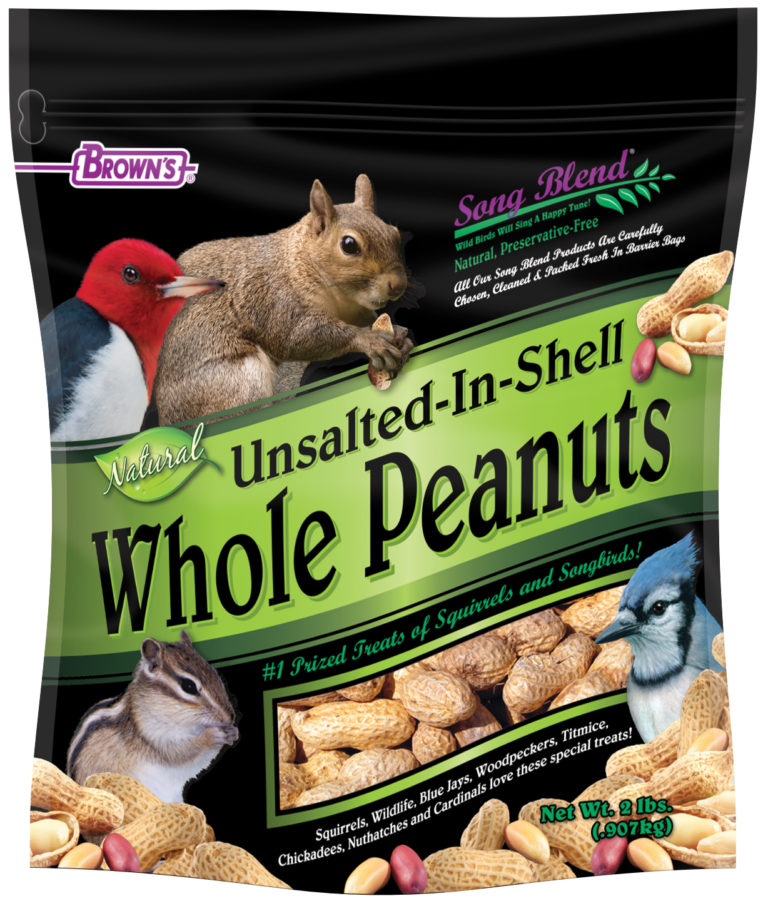 Brown's Pet Food Song Blend® Unsalted InShell Whole Peanuts