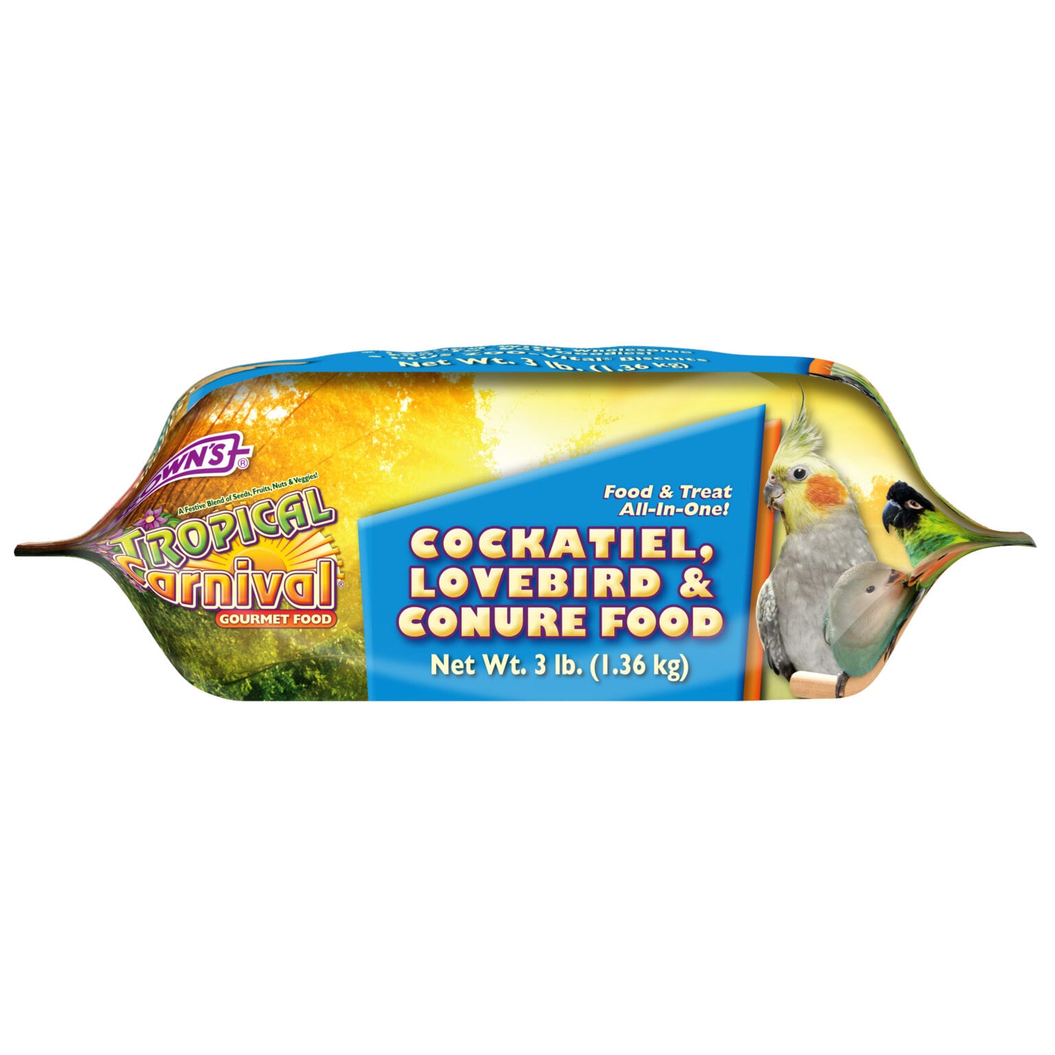 Brown's Pet Food Tropical Carnival® Gourmet Cockatiel Food