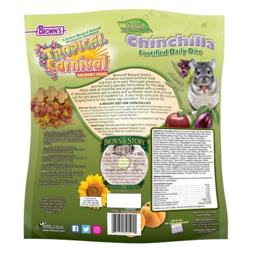 Tropical Carnival® Natural Chinchilla Fortified Daily Diet