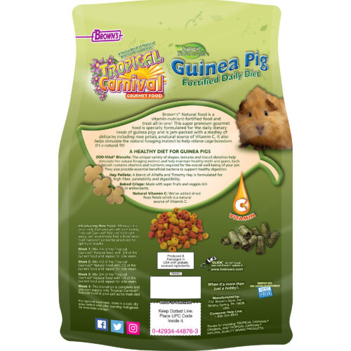 Tropical Carnival® Natural Guinea Pig Fortified Daily Diet