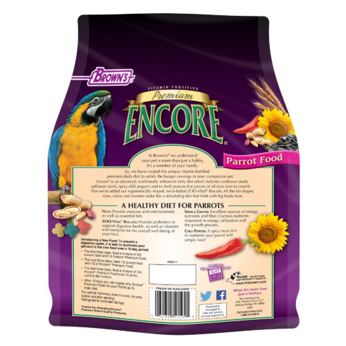 Encore® Premium Parrot Food