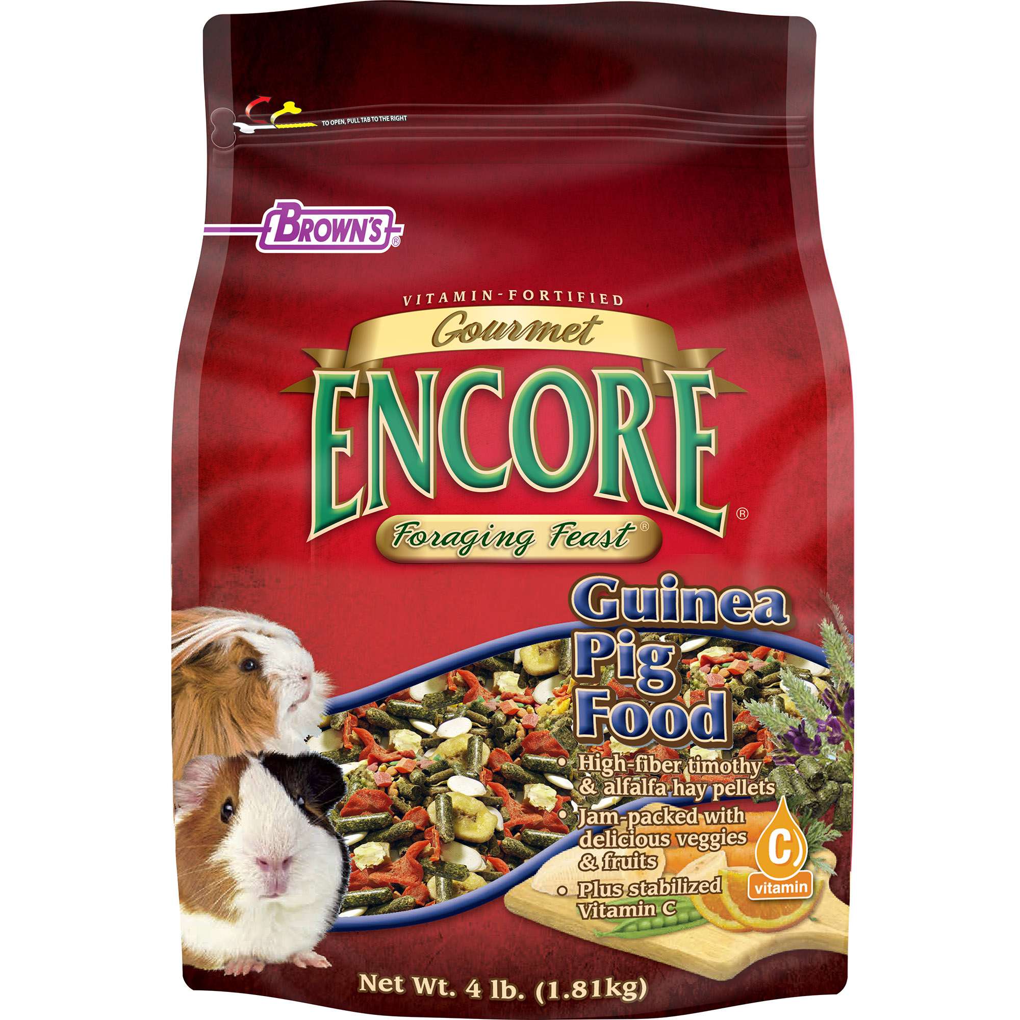 Encore® Gourmet Foraging Feast® Guinea Pig Food