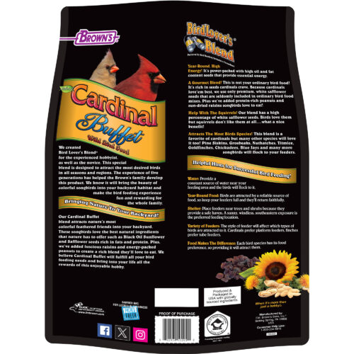 Bird Lover’s Blend® Cardinal Buffet