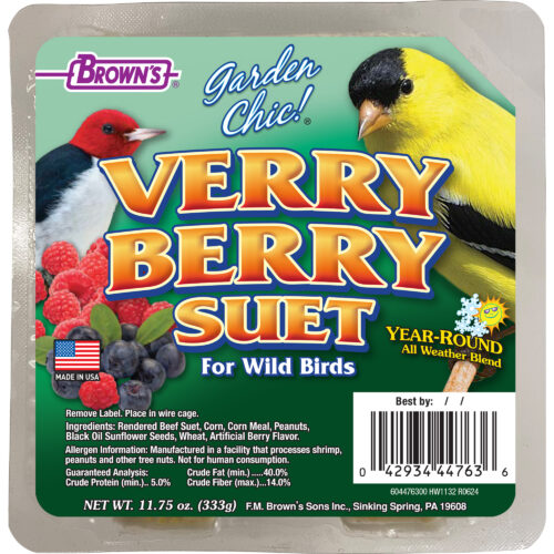 Garden Chic!® Verry Berry Suet Cake