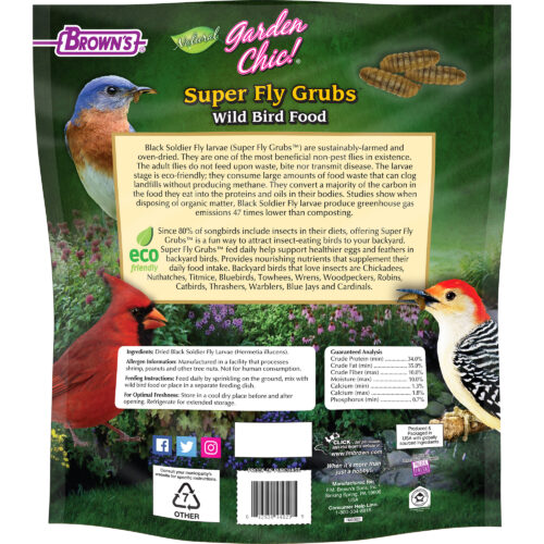 Garden Chic!® Super Fly Grubs Wild Bird Food