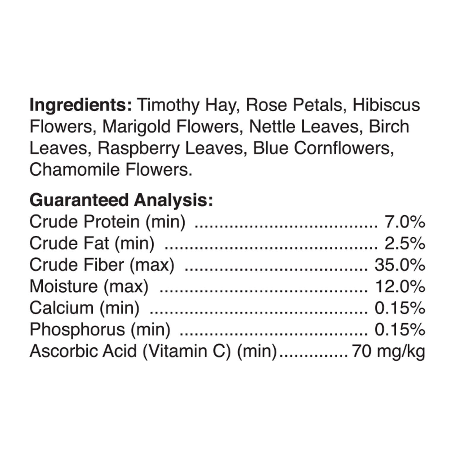 Brown's Pet Food Extreme!™ Natural Botanical Hay Premium Hay for