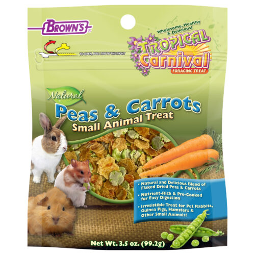 Tropical Carnival® Natural Peas & Carrots Small Animal Treat 3.5 oz.