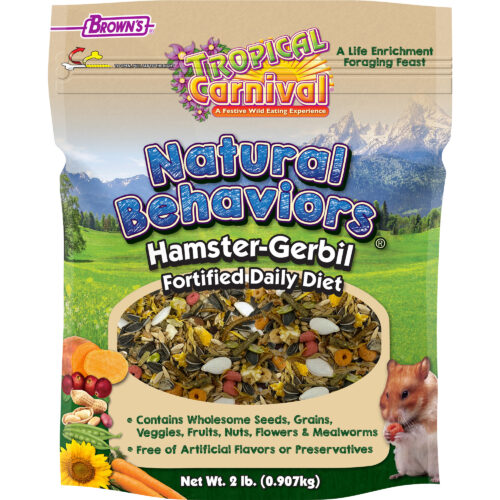 Hamster-Gerbil Fortified Daily Diet | Tropical Carnival® Natural Behaviors®
