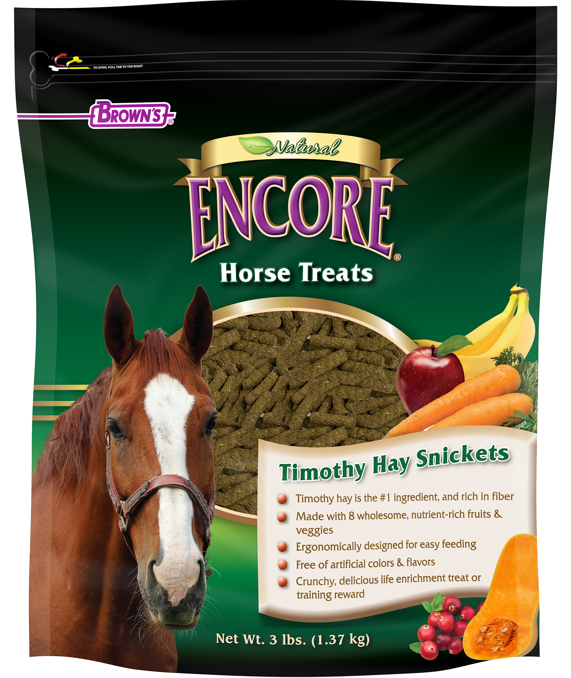 Timothy Hay Snickets 3lb. Horse Treats