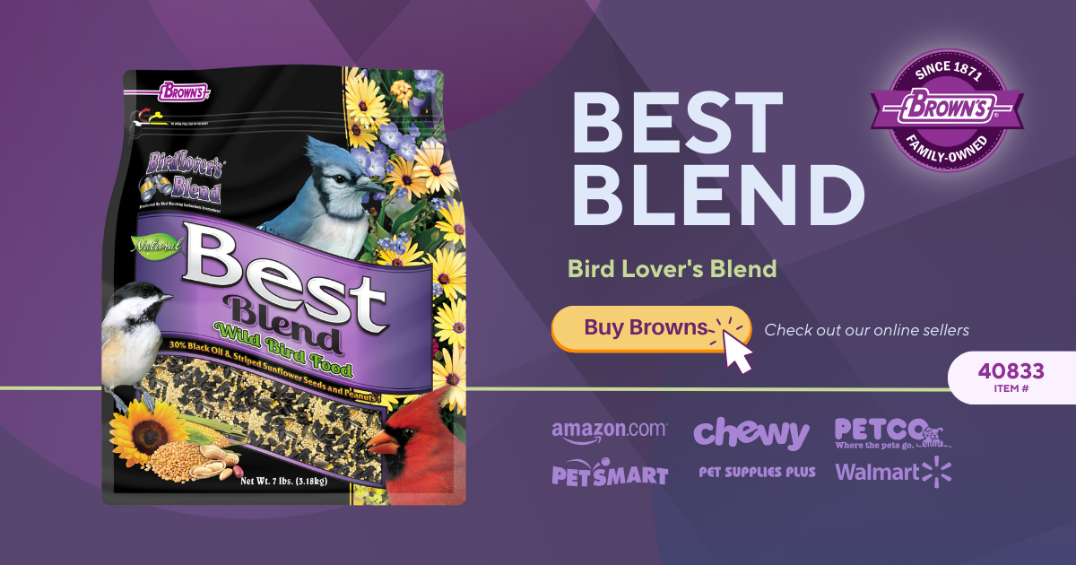 Brown's Pet Food | Bird Lover’s Blend® Best Blend Bird Feed